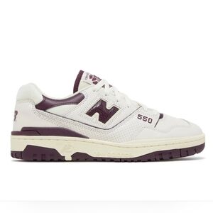 Size 8- Mens Aime Leon Dore ALD New Balance 550 Sneakers Purple White BB550AR1